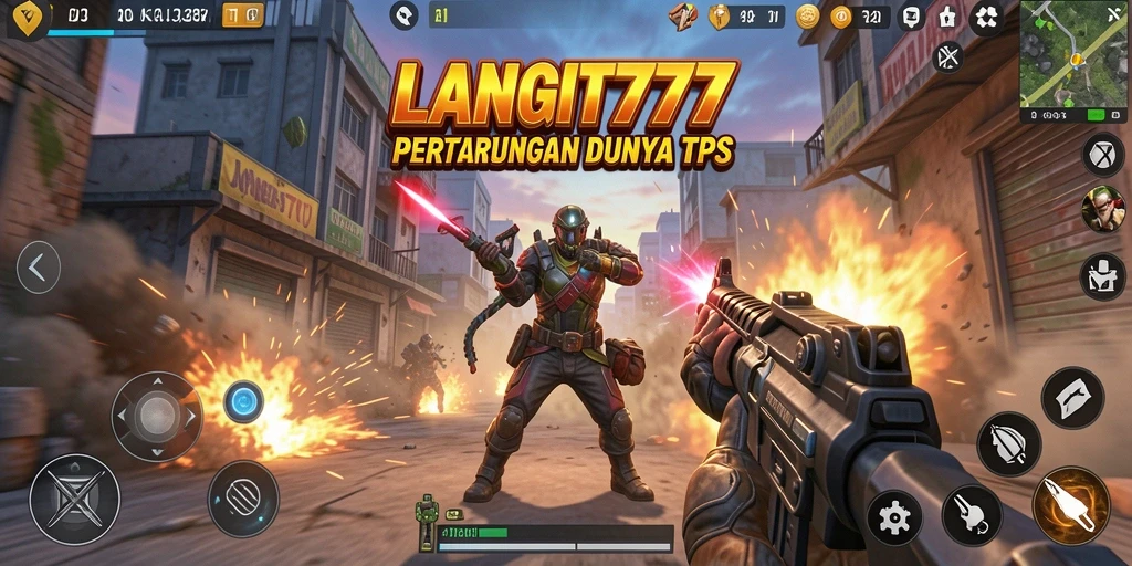 Tampilan seru gameplay TPS di LANGIT777 dengan aksi penuh ketegangan.