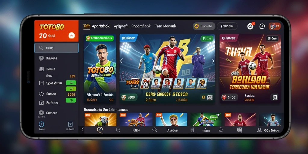 Screenshot utama TOTO80 menampilkan taruhan olahraga yang menarik.