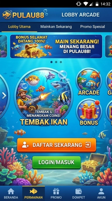 Tampilan antarmuka pengguna di pulau88 yang sederhana dan efisien.